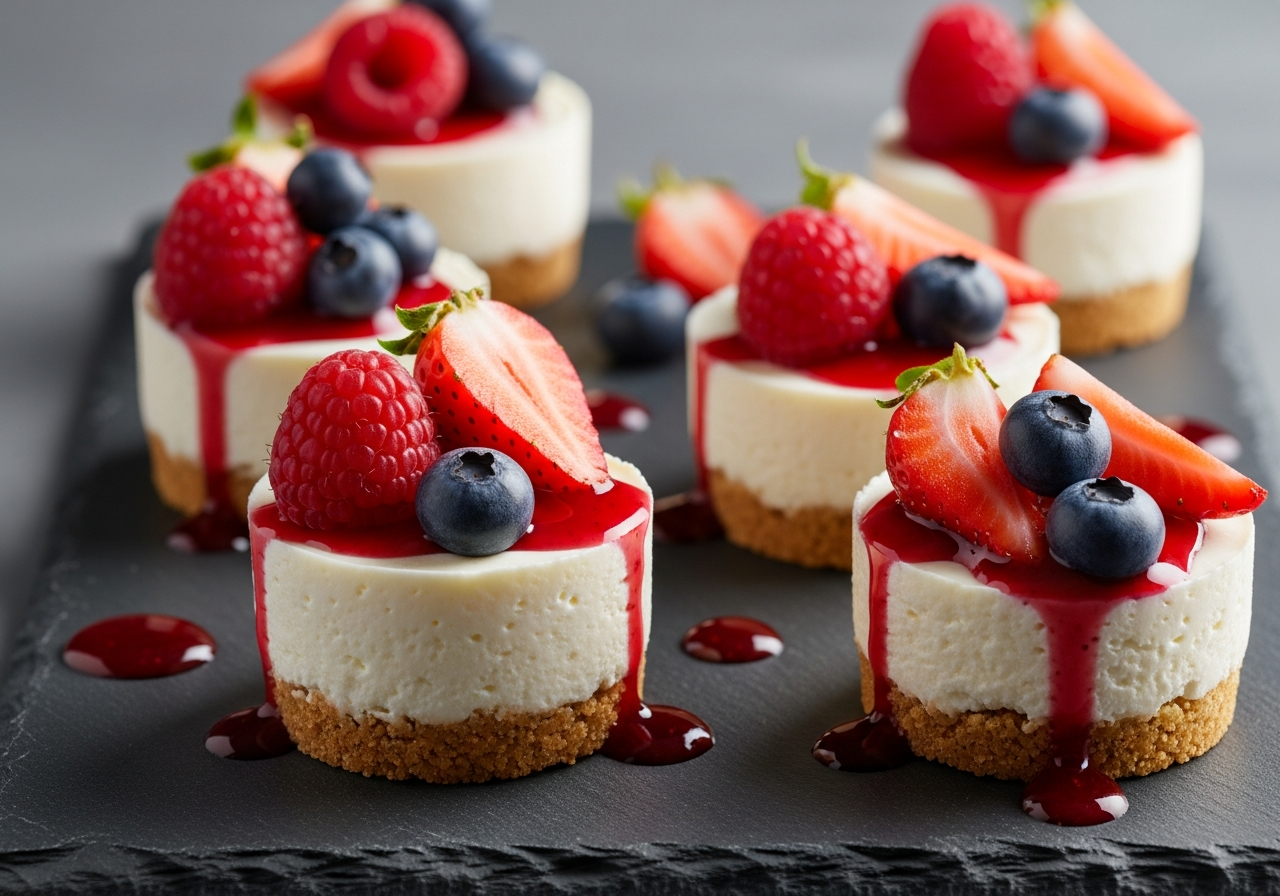 No Bake Cheesecake Bites